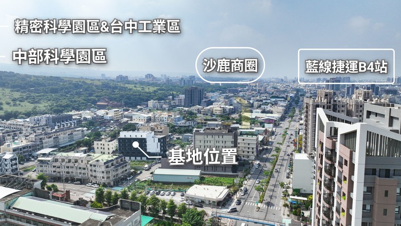 🌟 沙鹿【品牌質感建商 純2房雙衛浴】藍線捷運B4站 三面臨路 中山路雙商圈 中科、三井、台中機場 置產均質宅 空拍分享