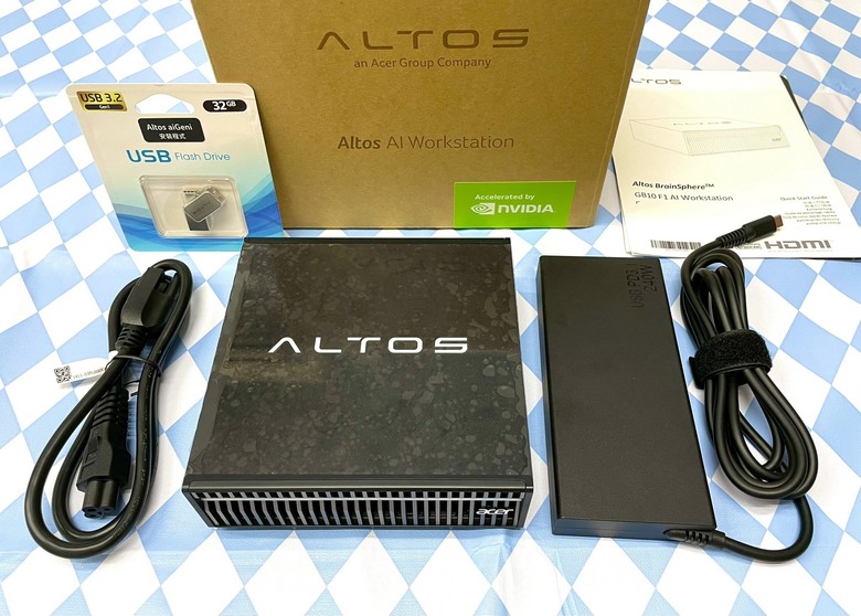 Acer AI超級電腦開箱：Altos GB10 F1
