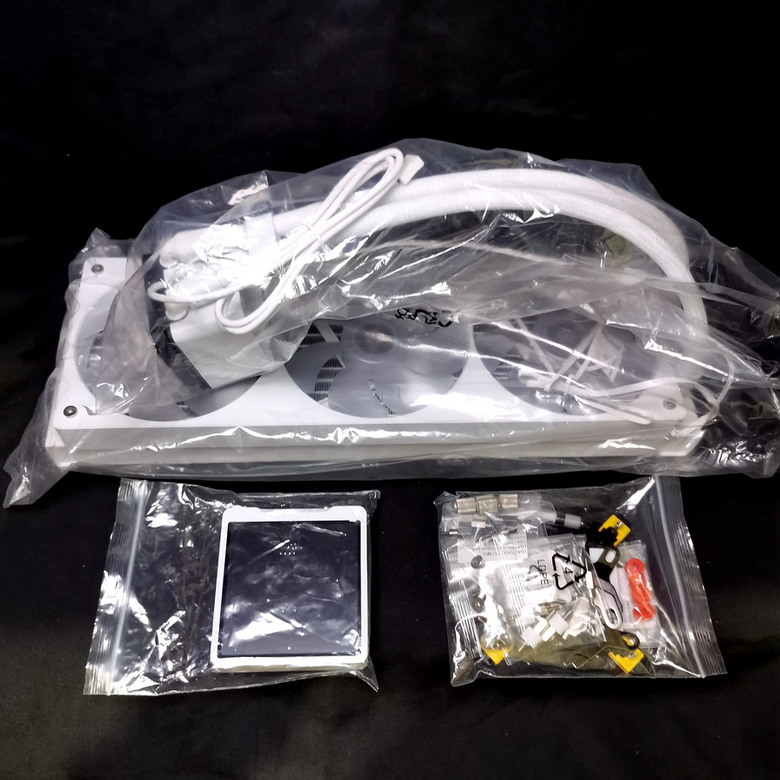 COUGAR POSEIDON VISTEK PRO ARGB 360 白色 - 自定義大螢幕 一體式水冷