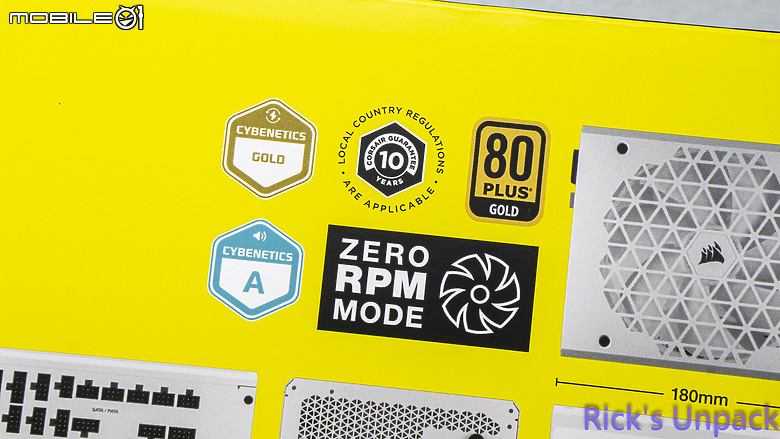 【開箱】白色側出電源 | CORSAIR RM1000x SHIFT WHITE