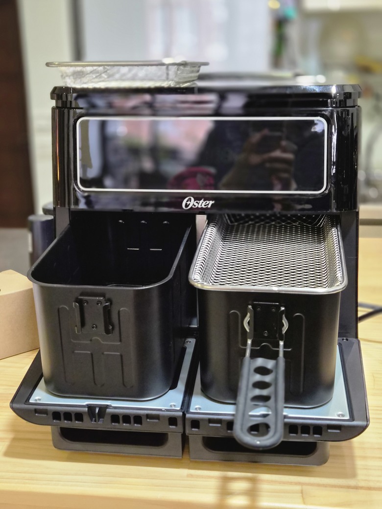 簡單分享新入手的雙槽氣炸鍋，早午餐可以一次出爐還滿讚的！