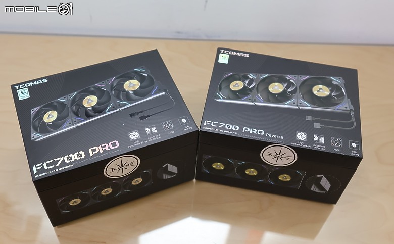 TCOMAS 鈦坦科技 FC700PRO 平價高轉速強風壓拼接扇