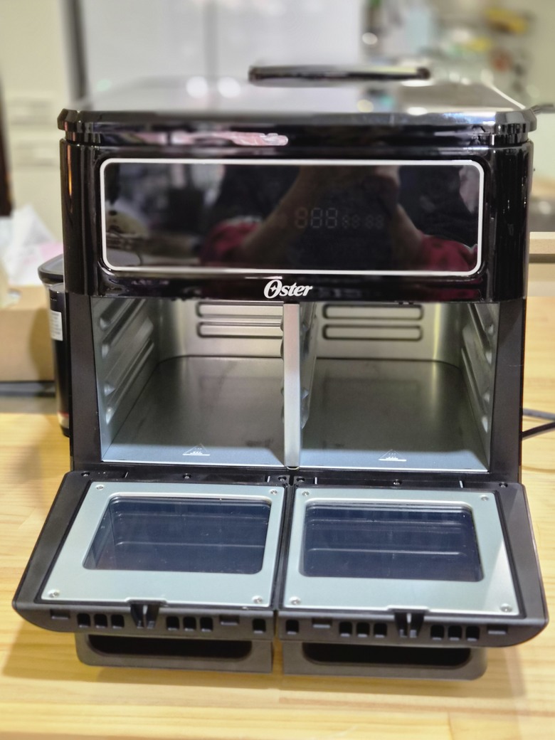 簡單分享新入手的雙槽氣炸鍋，早午餐可以一次出爐還滿讚的！