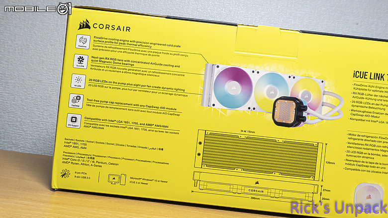 【開箱】泰坦潔白水冷 | CORSAIR iCUE LiNK TITAN 360 RX RGB WHITE