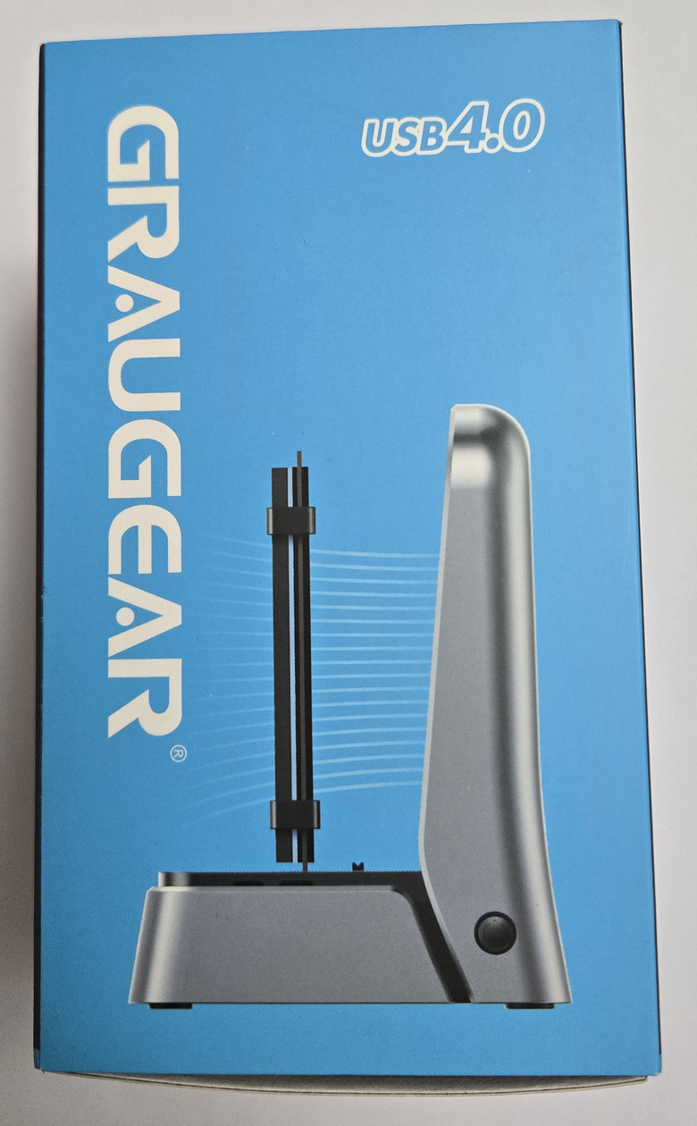 【開箱簡測】GRAUGEAR USB4.0 Type C M.2 NVMe 美型外接盒(Dock Station) 效能簡測 (圖多)