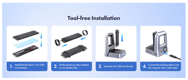 【開箱簡測】GRAUGEAR USB3.2 20Gbps Type C M.2 NVMe/NGFF 美型外接盒(Dock Station) 效能簡測 (圖多)