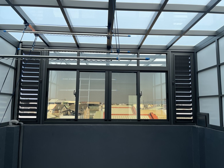 終於交屋採光罩成品分享