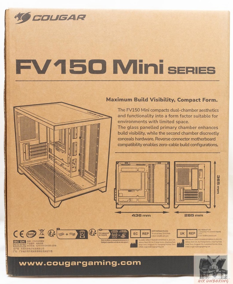 點我看大圖 MATX背插海景房 COUGAR FV150 MINI