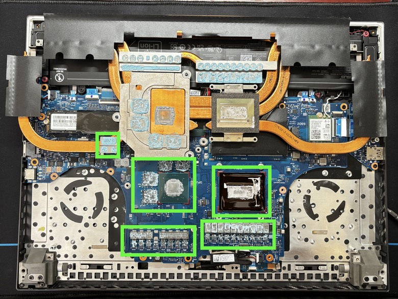 華碩 ROG Strix G16 更換液態金屬導熱及除塵保養