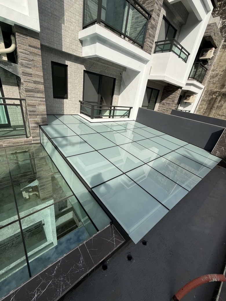 終於交屋採光罩成品分享