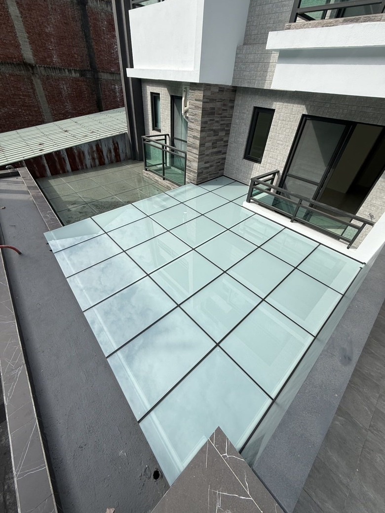 終於交屋採光罩成品分享