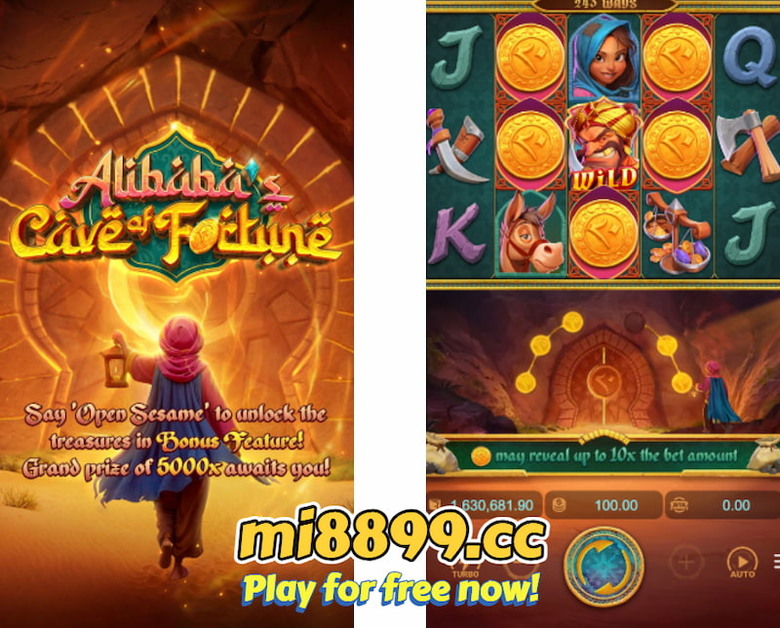Alibaba's Cave of Fortune: Unlock Ancient Riches with Collector Symbols!