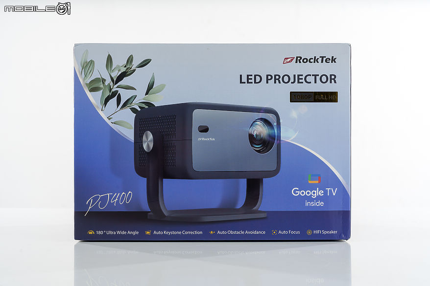 RockTek PJ400 LED 智慧投影機｜挑戰萬元內最完整的智慧投影體驗