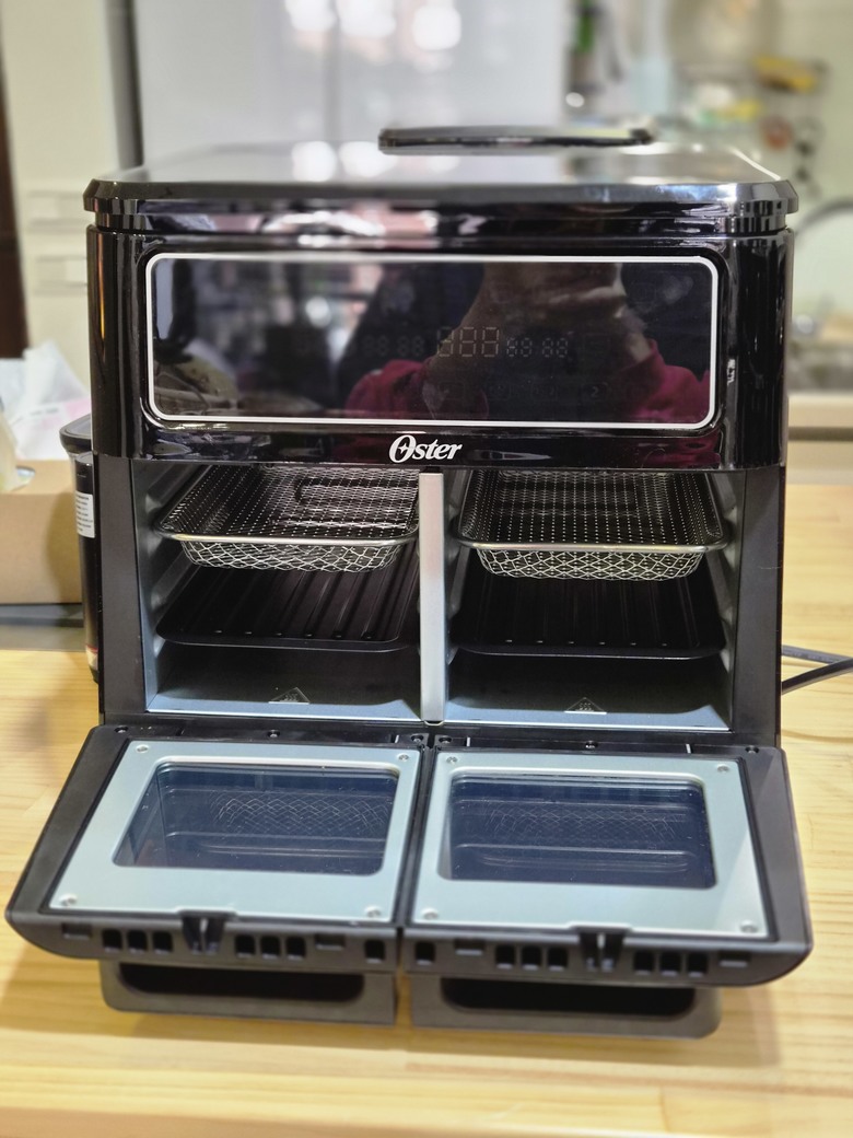 簡單分享新入手的雙槽氣炸鍋，早午餐可以一次出爐還滿讚的！