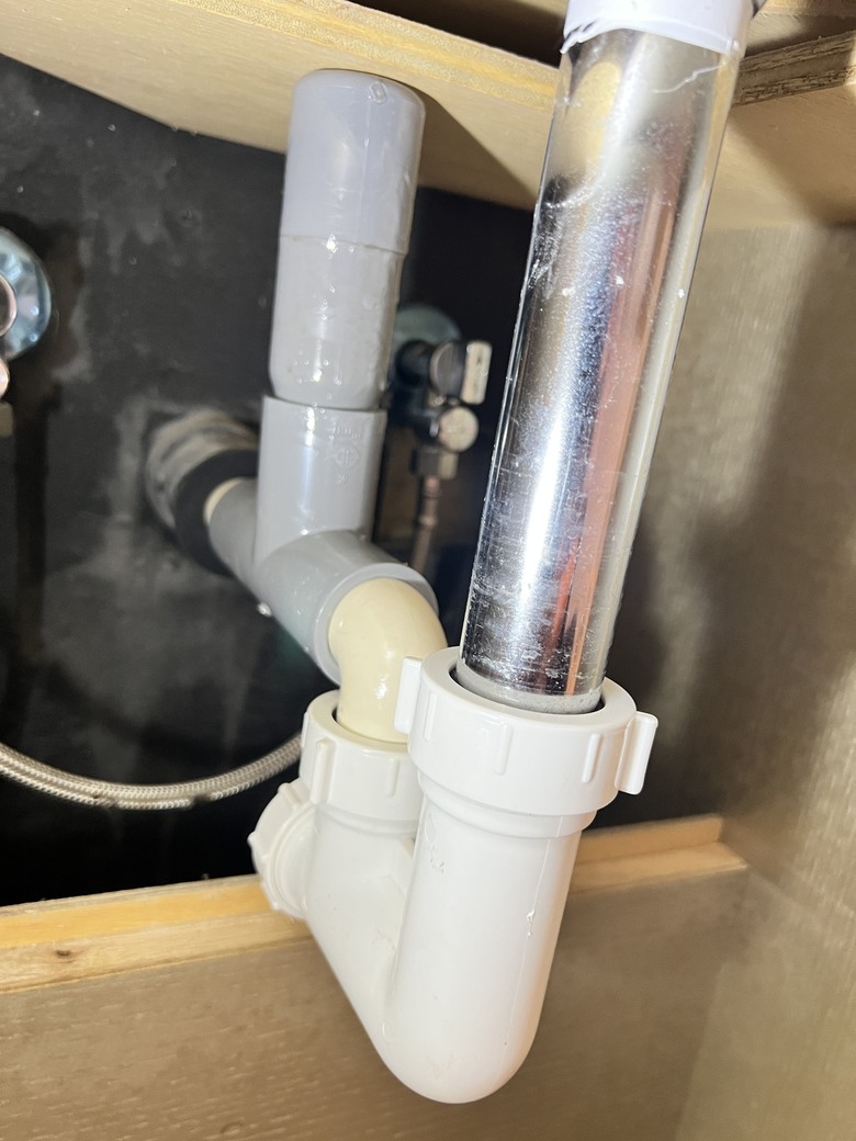 洗臉盆排水有空氣聲、困擾很久！