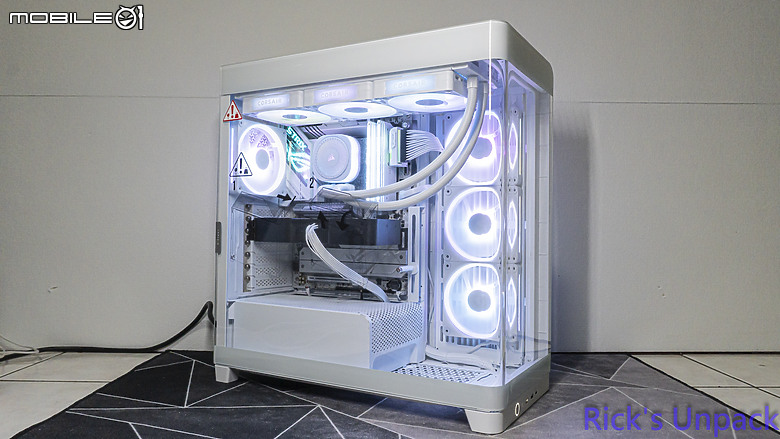 【開箱】泰坦潔白水冷 | CORSAIR iCUE LiNK TITAN 360 RX RGB WHITE