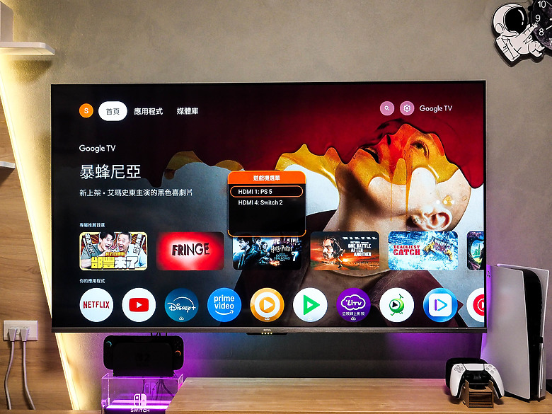 為遊戲而戰 | BenQ獨家遊戲特調MiniLED Google TV J65-770