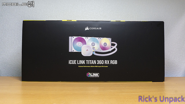 【開箱】泰坦潔白水冷 | CORSAIR iCUE LiNK TITAN 360 RX RGB WHITE