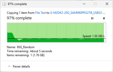 【開箱簡測】GRAUGEAR USB3.2 20Gbps Type C M.2 NVMe/NGFF 美型外接盒(Dock Station) 效能簡測 (圖多)