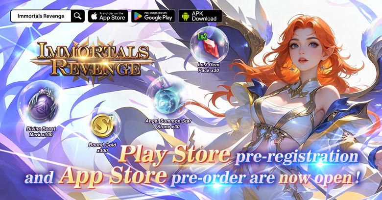 《不朽者的復仇》12月8日 正式上線 Immortals Revenge 奇蹟模組畫風 經典三大職業 神話級史詩 MMORPG | 禮包碼、兌換碼 | 召喚雅典娜神蹟降臨 挑戰冥界深淵與巨型首領