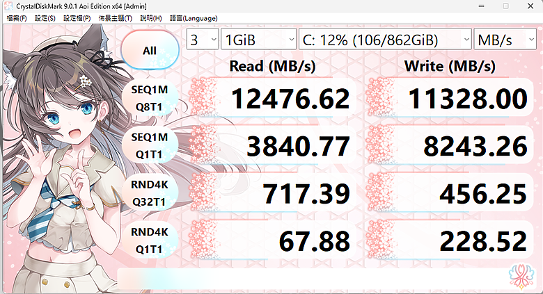 點我看大圖 【Gen5 破萬讀寫怪獸】Team 推出的 T-Force GC PRO 2TB 開到 12GB/s,小鋼砲主機也能當工作站!