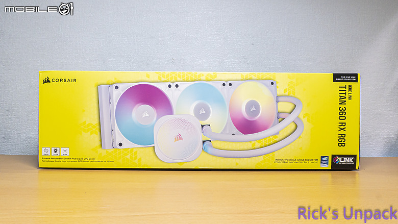【開箱】泰坦潔白水冷 | CORSAIR iCUE LiNK TITAN 360 RX RGB WHITE