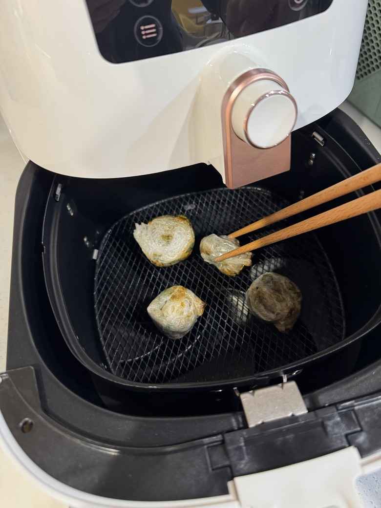分享 氣炸米紙蔥油餅