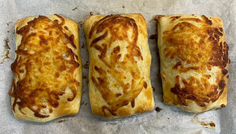 萬能蔥抓餅皮料理 起司牛肉捲