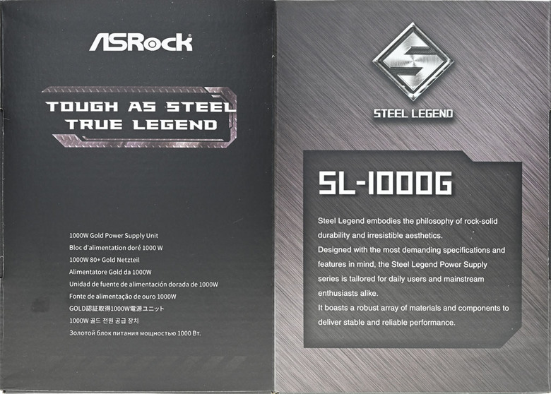 ASRock STEEL LEGEND 1000W ATX 3.1金牌全模組電源開箱