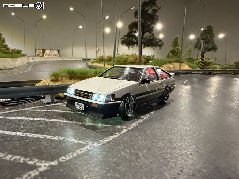 【遙控模型】 Toyota Corolla Levin GT-APEX(AE86) - DriftART 4 Initial D ACT.10 宣戦布告ハチロクターボ!