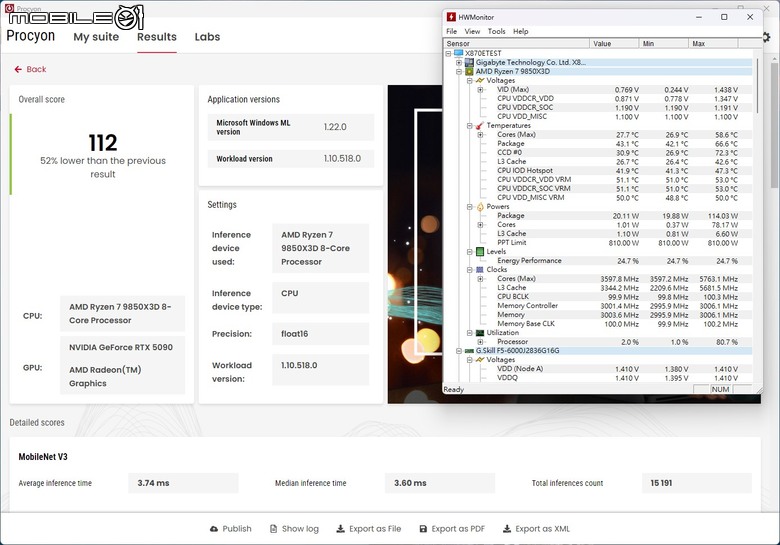 AMD Ryzen 7 9850X3D 處理器實測 遊戲表現依舊亮眼 時脈提升後表現更全面