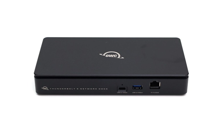 點我看大圖 OWC 經典設計下,從需求出發,內建三個網路的 Thunderbolt 5 Dual 10GbE Network Dock