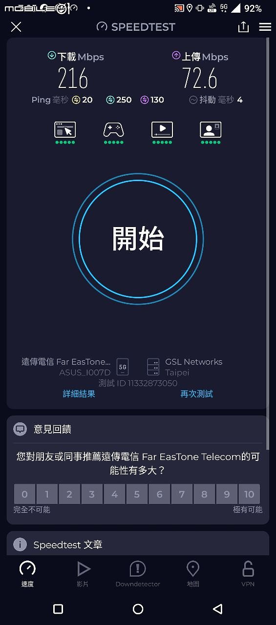 [心得] 台北大巨蛋 室內 5G網路實測 遠傳/中華/台哥大