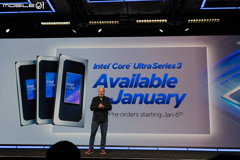 【CES2026】Intel 正式推出 Core Ultra Series 3 處理器 以最強內顯效能達成輕薄筆電 3A 大作順跑成就！