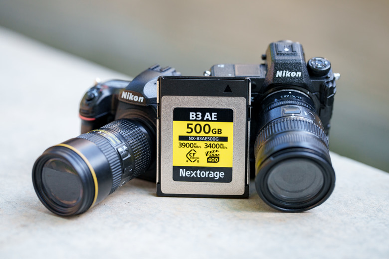 NEXTORAGE CFExpress B3-AE 500G記憶卡測試