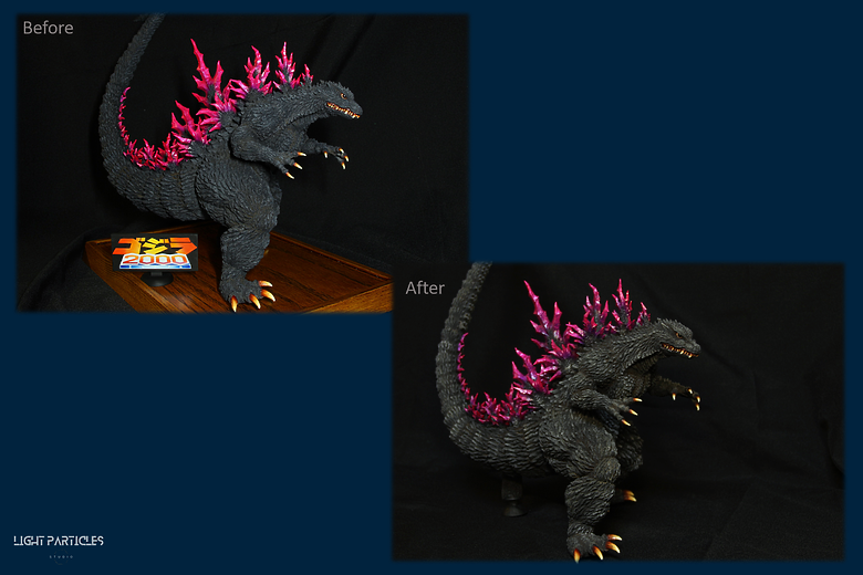 點我看大圖 四畳半工房 千禧哥吉拉 / 哥吉拉(1999) 舊作強化塗裝