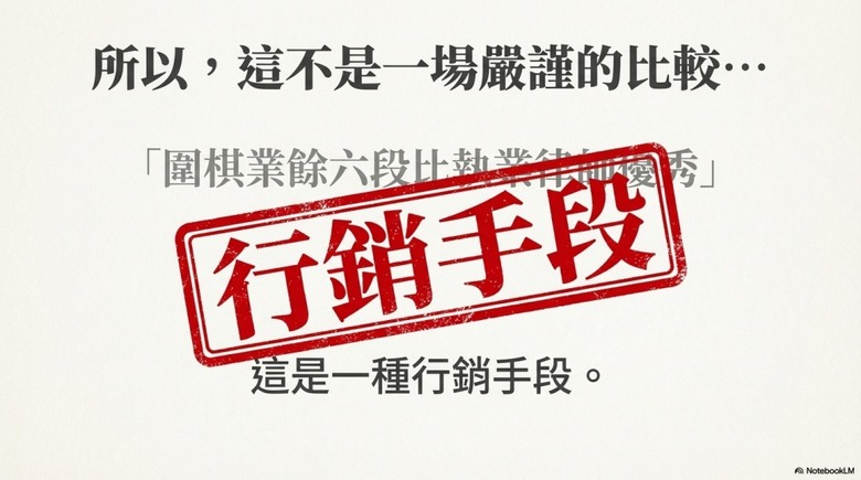揭開圍棋教室的行銷真相：為什麼評斷一個領域的含金量，不能只看從業者人數？