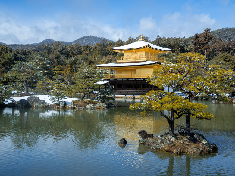 京都雪化妝