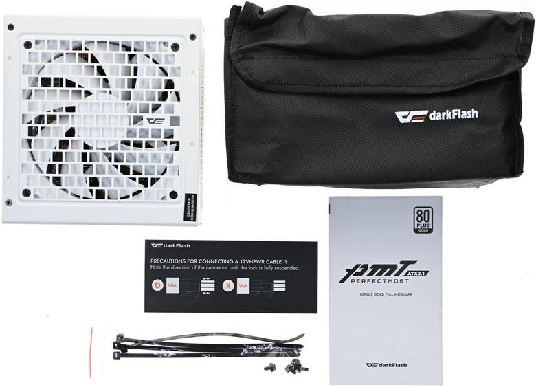 darkFlash PMT PERFECTMOST 850W ATX 3.1金牌全模組電源開箱