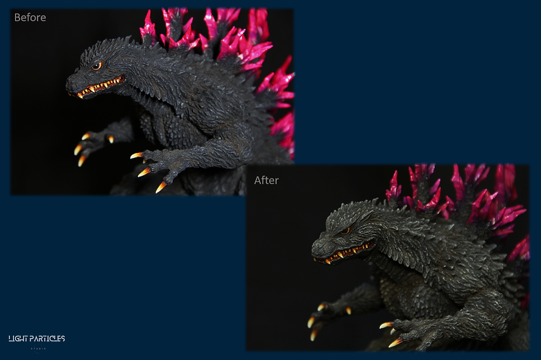 點我看大圖 四畳半工房 千禧哥吉拉 / 哥吉拉(1999) 舊作強化塗裝