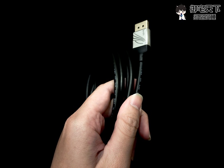 點我看大圖 開箱|WAVESPLITTER 威世波 DisplayPort 2.1 DP80 傳輸線, 2m(WST-CDP006) - 最新一代規格 DP 的銀頭好選擇,支援最高 16K 顯示器之作!