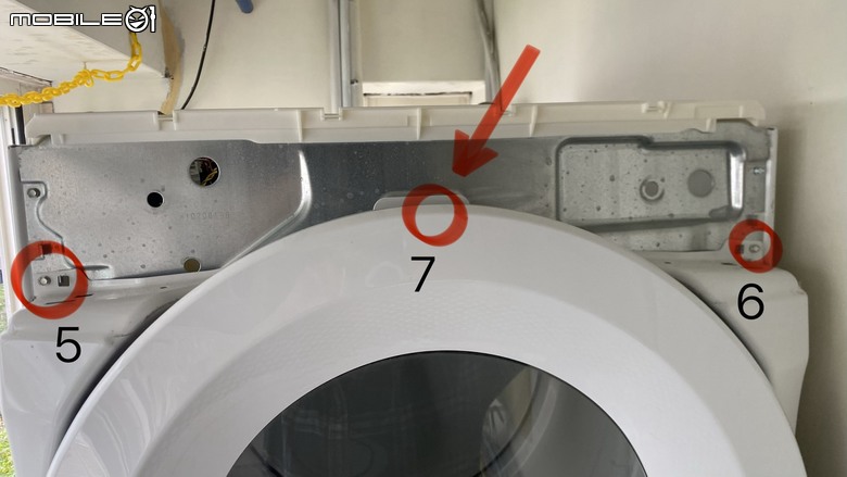 (DIY) Whirlpool 惠而浦瓦斯烘乾機5620 拆解清潔