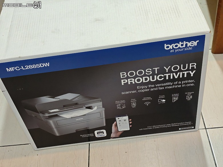 分享，Brother MFC-2885DW事務機，裝機