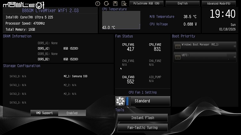 開箱 4K 有找CP取向創作者 M 板 B860M LiveMixer WiFi