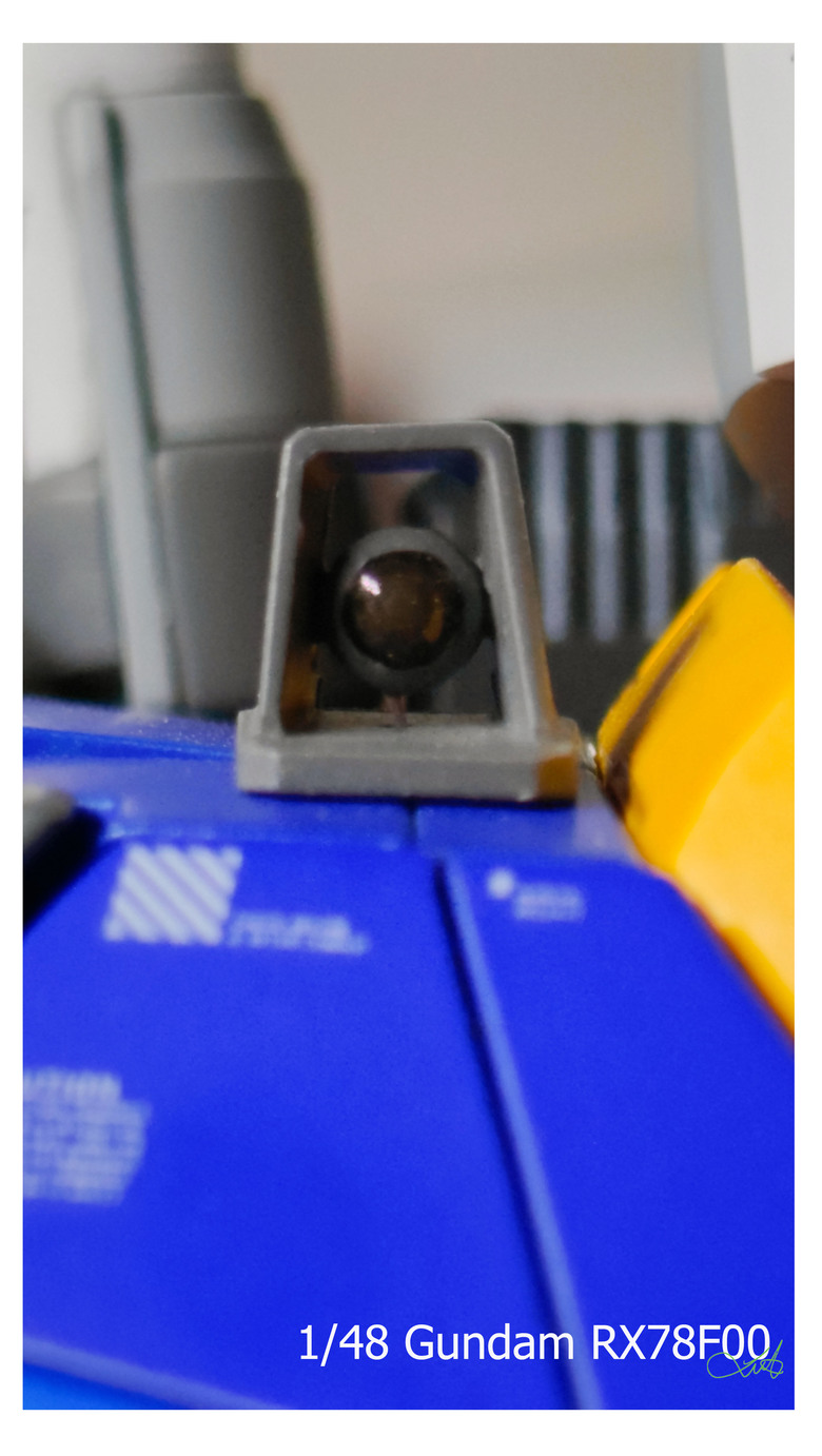 點我看大圖 【作品分享】入侵機動戰士系統 (1/48 Gundam RX-78F00 Bust Model)