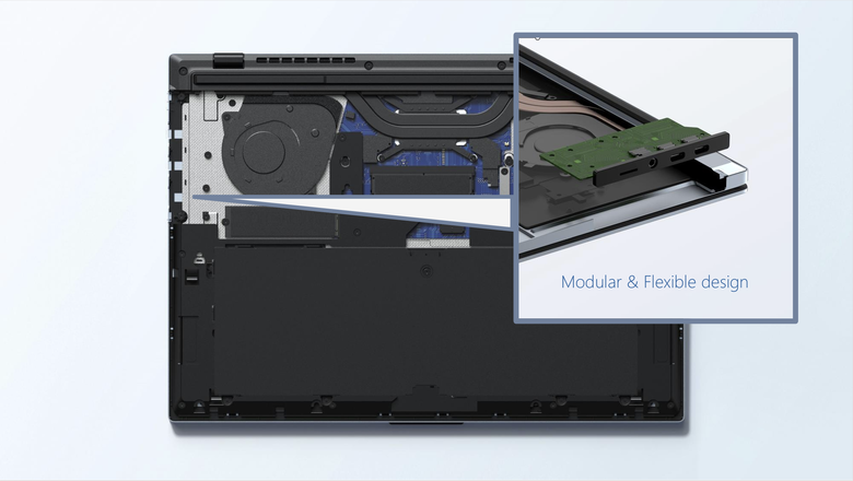【CES2026】PEGATRON 和碩在 Intel PantherLake 平台推出模組化筆電產品 提供更多彈性 IO 配置選擇