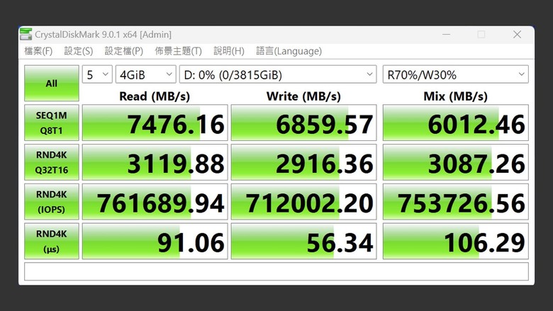 點我看大圖 4TB 大容量 TLC SSD 好選擇 ADATA XPG S70 Blade