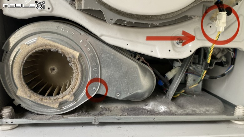 (DIY) Whirlpool 惠而浦瓦斯烘乾機5620 拆解清潔