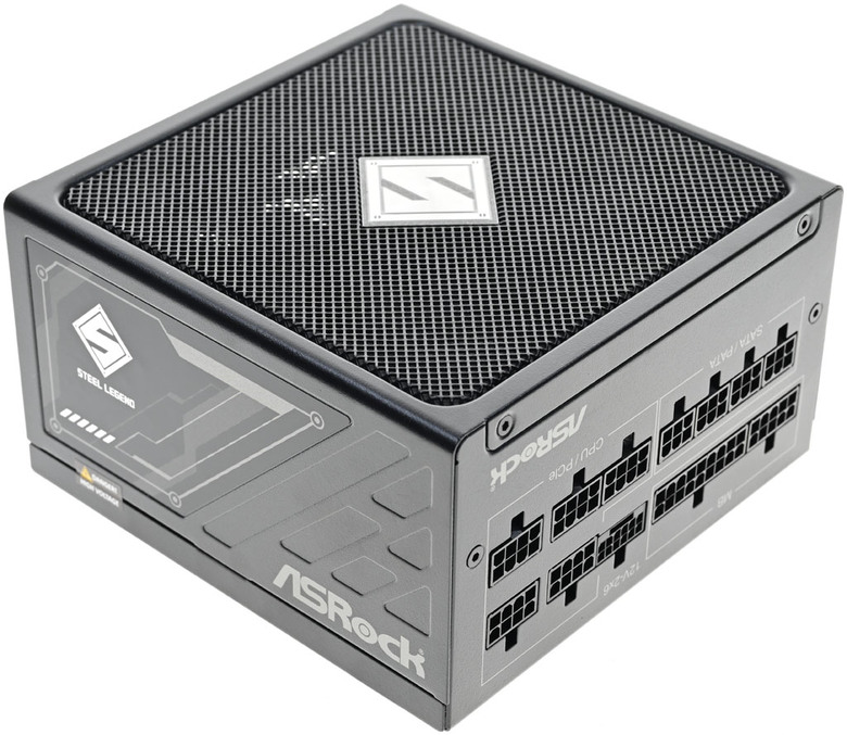 ASRock STEEL LEGEND 1000W ATX 3.1金牌全模組電源開箱