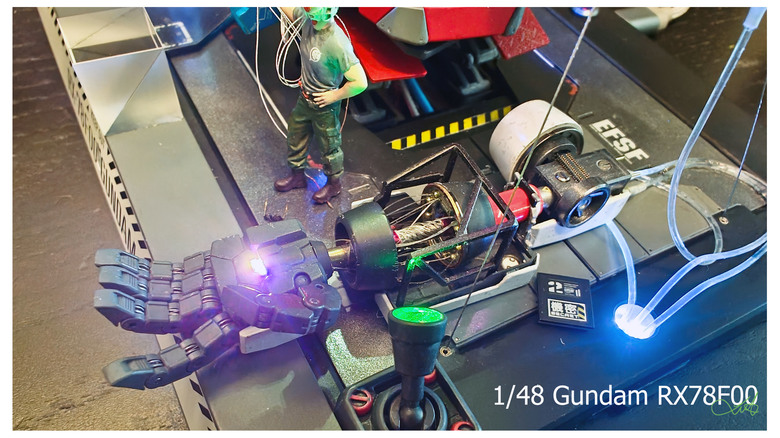 點我看大圖 【作品分享】入侵機動戰士系統 (1/48 Gundam RX-78F00 Bust Model)
